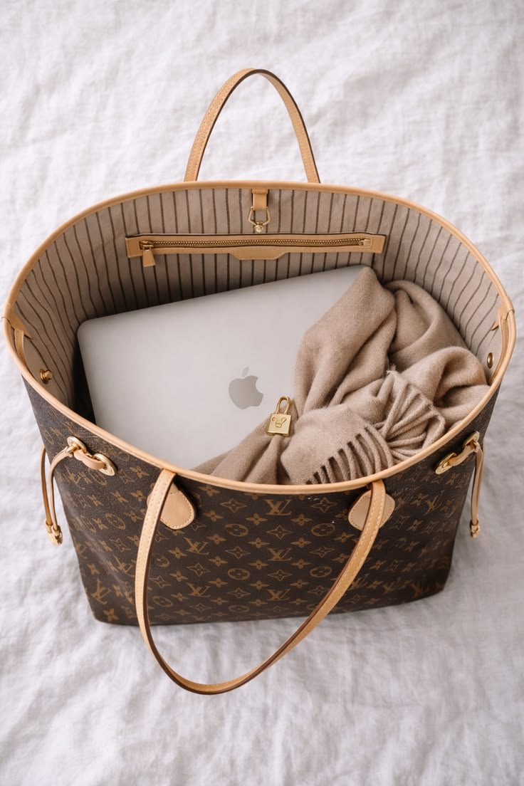 Brown LV Tote Bag